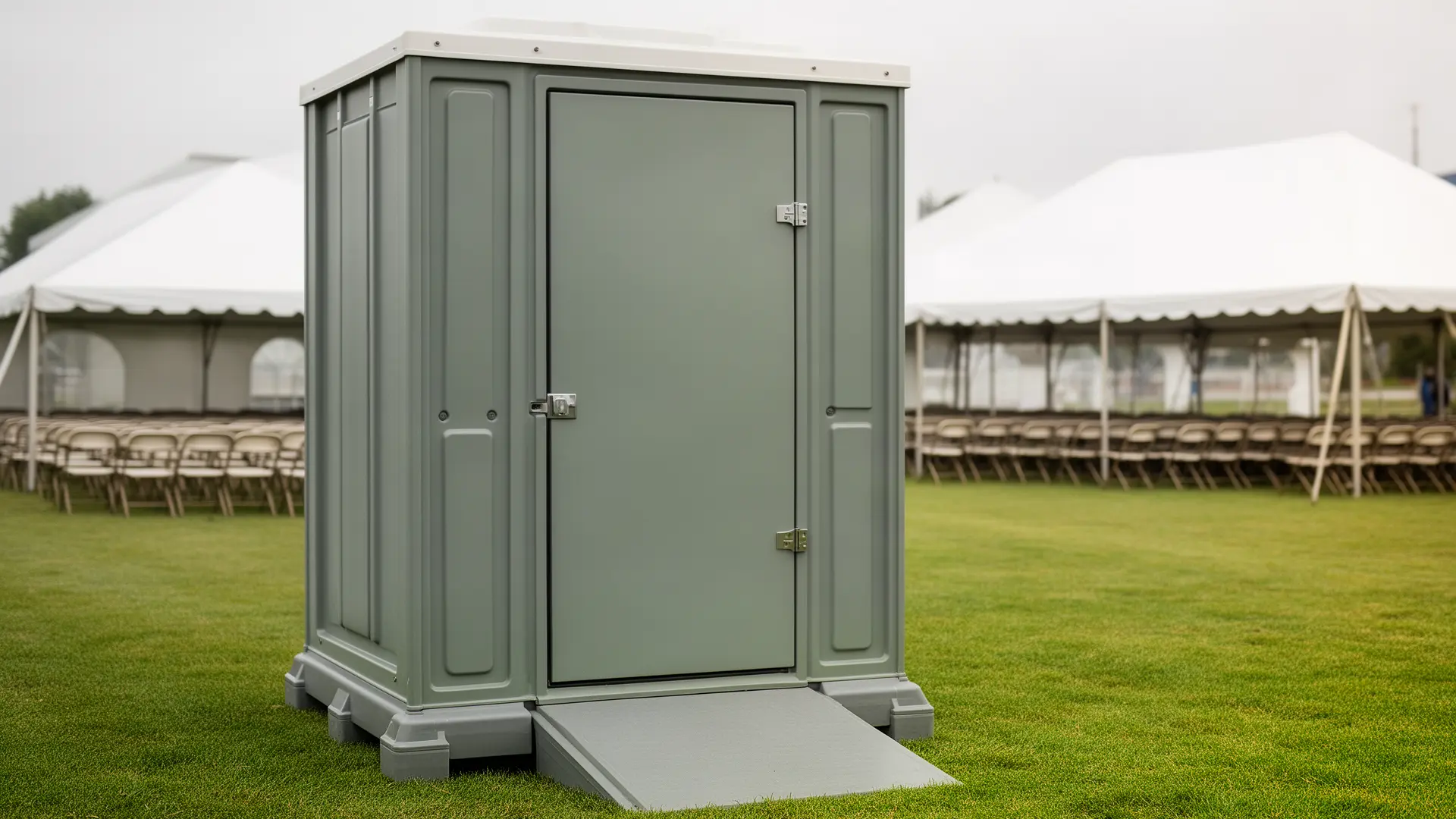 Clean porta potty unit from Abney Boys Porta Potty Rentals in Jacksonville, FL
